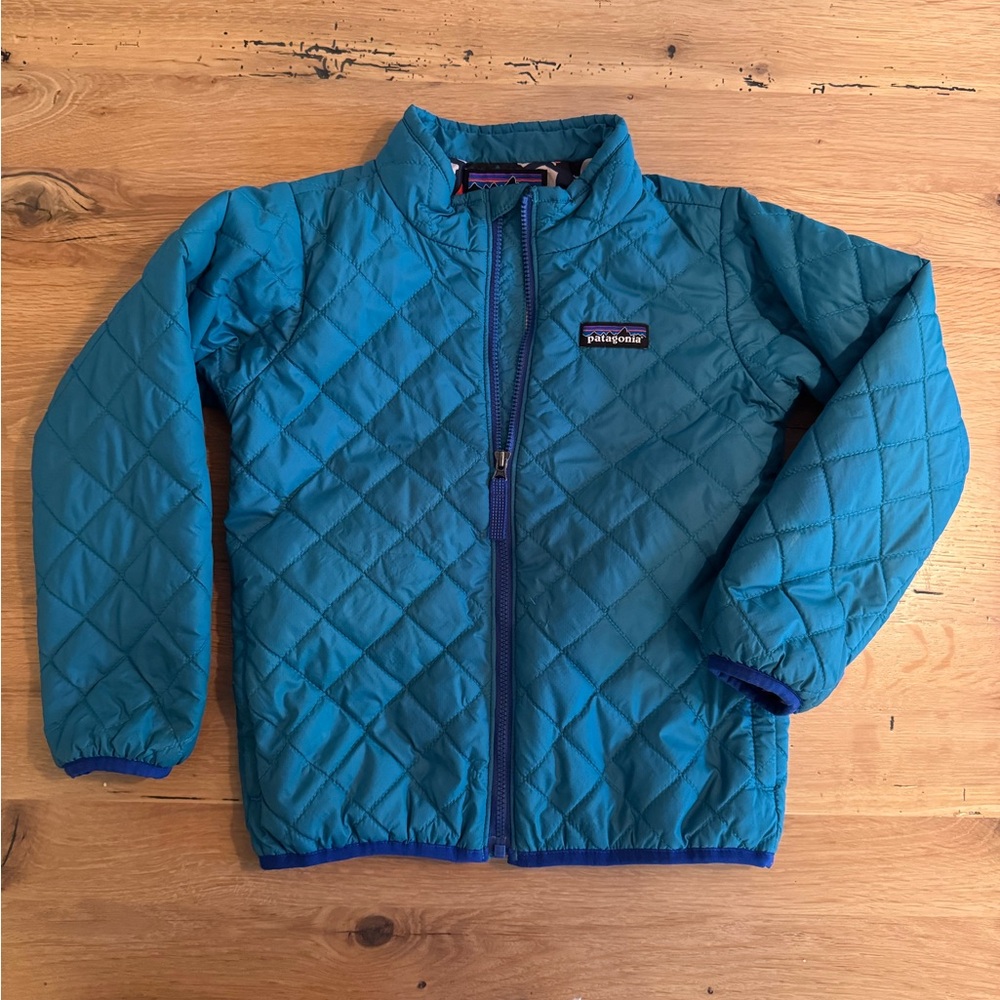 Patagonia Teal Quilted Jacket